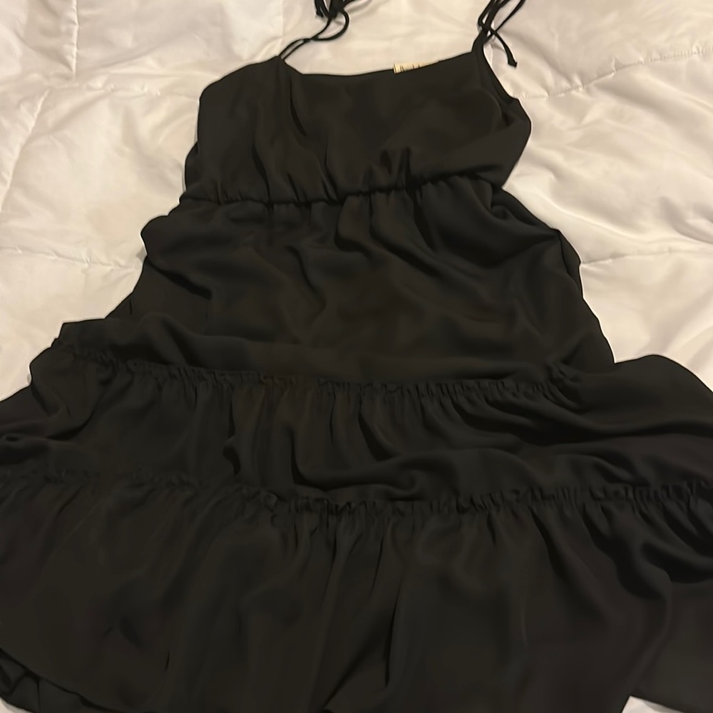 Peach Love Tiered Midi-Dress